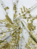Reversible Color Changing Sequin Fabric| 54" Wide| Stretch Polyester Spandex.