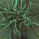 Misty Glitter Stretch Velvet Spandex Fabric