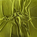 Misty Glitter Stretch Velvet Spandex Fabric