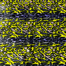 Multicolor Rainbow Leopard Print Faux Fur Fabric