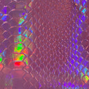 Iridescent Viper Sopythana Snake Skin Vinyl Fabric