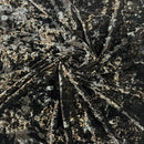 Camouflage Leopard Print Crushed Stretch Velvet Fabric