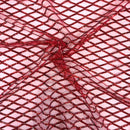 Diamond Pattern Sequins Stretch Mesh Fabric