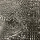 Amazon 3D Embossed Gator Faux Leather Vinyl Fabric