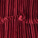 Pleated Stretch Velvet Spandex Fabric