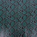 Caicos Snake Skin Faux Leather Vinyl Fabric