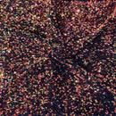 Sequins Embroidered Stretch Velvet Rodeo Fabric