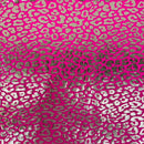 Sahara Leopard Foil Print Nylon Spandex Fabric