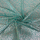 Sahara Leopard Foil Print Nylon Spandex Fabric
