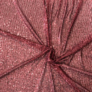 Mille Stripe Stretch Sequins Fabric