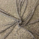 Mille Stripe Stretch Sequins Fabric