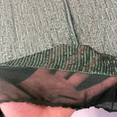 Mille Stripe Stretch Sequins Fabric