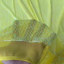 Mille Stripe Stretch Sequins Fabric