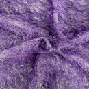 Metallic Faux Fur Tinsel Ostrich Feather Fabric