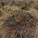 Metallic Faux Fur Tinsel Ostrich Feather Fabric