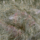 Metallic Faux Fur Tinsel Ostrich Feather Fabric