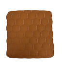 Honeycomb Hexagon Quilted Foam Backed Faux Leather Vinyl Fabric