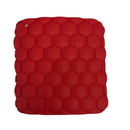 Honeycomb Hexagon Quilted Foam Backed Faux Leather Vinyl Fabric