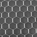 Honeycomb Hexagon Quilted Foam Backed Faux Leather Vinyl Fabric