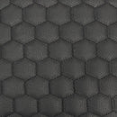 Honeycomb Hexagon Quilted Foam Backed Faux Leather Vinyl Fabric