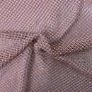 Serene Rhinestone Fishnet Lace Fabric