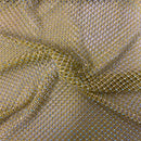 Serene Rhinestone Fishnet Lace Fabric