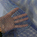 Serene Rhinestone Fishnet Lace Fabric
