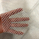Serene Rhinestone Fishnet Lace Fabric