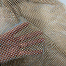Serene Rhinestone Fishnet Lace Fabric