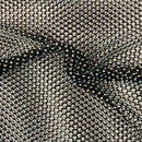 Serene Rhinestone Fishnet Lace Fabric