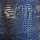 Amazon 3D Embossed Gator Faux Leather Vinyl Fabric