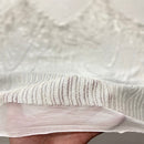 Flamingo Fringe Embroidered Stretch Sequin Fabric