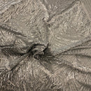Flamingo Fringe Embroidered Stretch Sequin Fabric