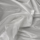 Crystalized Reflective Liquid Bridal Satin Fabric