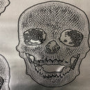 Skeleton Skull Vinyl Fabric