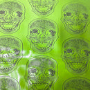Skeleton Skull Vinyl Fabric