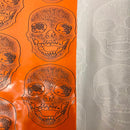 Skeleton Skull Vinyl Fabric