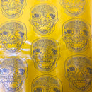 Skeleton Skull Vinyl Fabric