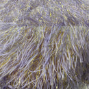 Metallic Faux Fur Tinsel Ostrich Feather Fabric