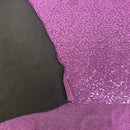 Metallic Lurex Embroidered Stretch Sequins Fabric