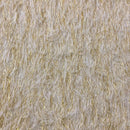 Metallic Faux Fur Tinsel Ostrich Feather Fabric