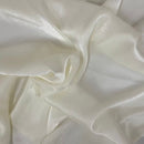 Crystalized Reflective Liquid Faux Silk Chiffon Fabric