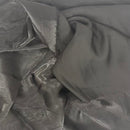 Crystalized Reflective Liquid Faux Silk Chiffon Fabric