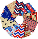 Patriotic - Fat Quarter Bundle - 10 pack (The Patriot)