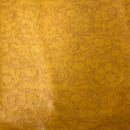 Western Floral PU Faux Leather Vinyl Fabric