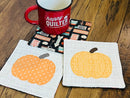 Pumpkin Mug Rug Pattern - Instant PDF Download