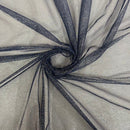 Metallic Foil Dotted Mesh Fabric