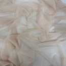 Metallic Foil Dotted Mesh Fabric