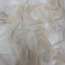 Metallic Foil Dotted Mesh Fabric