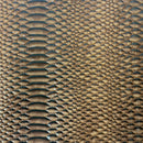 Culebra Patent 3D Embossed Snake Skin Vinyl Fabric